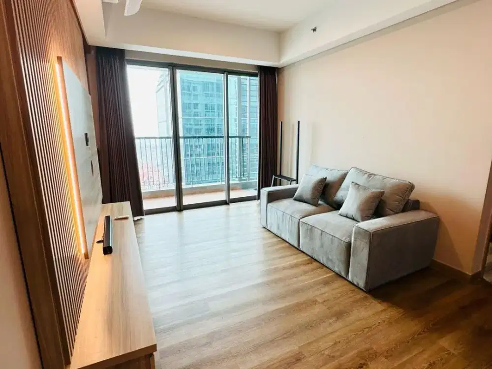 Apartemen 2+1BR Full Furnish di Holland Village – Lantai Tinggi View City & Sea