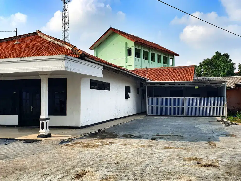 Dijual rumah Dan tanah di pinggir jln Raya Babelan Bekasi