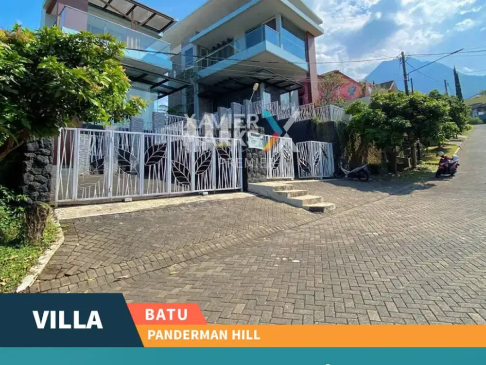 Dijual Villa Full Furnish Dekat Jatimpark di Panderman Hill Batu Malang