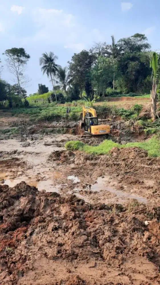 Cut and fill hotmix aspal jalan bobok beton land claering