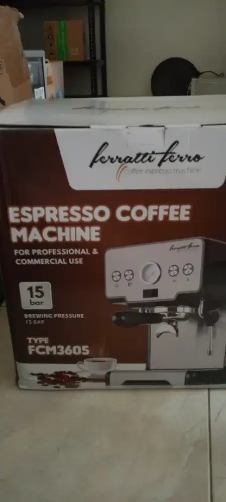 Mesin kopi Ferrati Ferro Fcm 3605