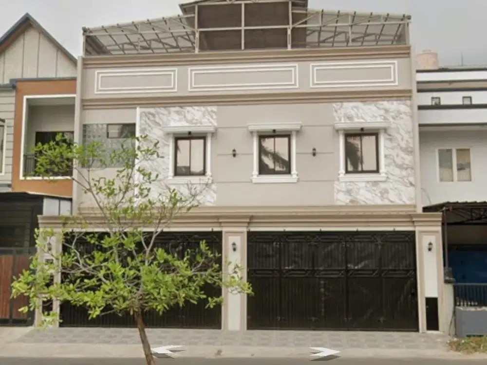 Rumah Mewah Puri Gardena Jakarta Barat LT 275 LB 700 – Garasi 10 Mobil, Bangunan Baru