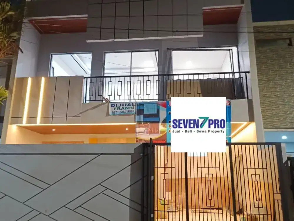 Dijual Rumah Mewah 3 Lantai Taman Palem Lestari – 4 KT, Timur Laut