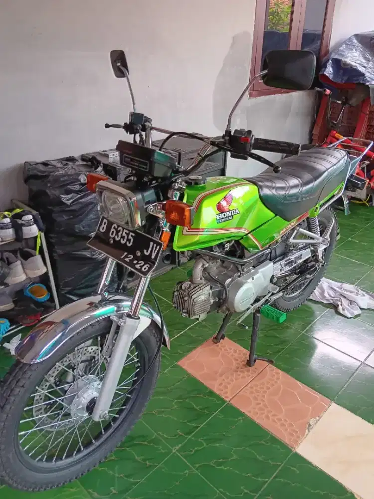 Honda win 100 thn 2001 habis selesai restorasi