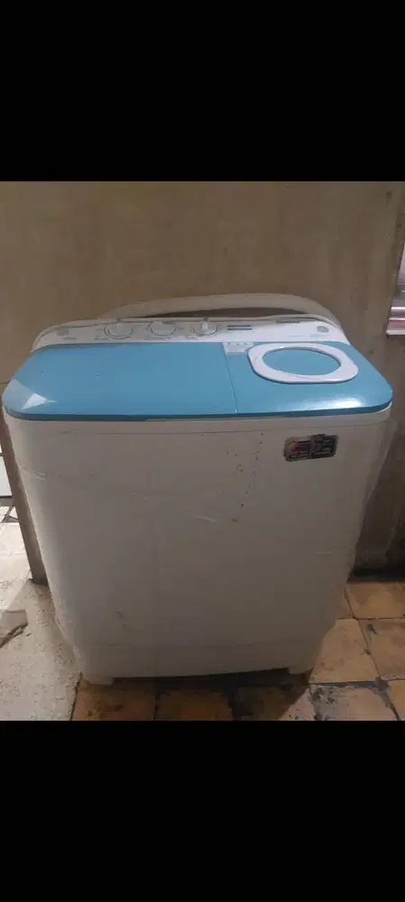 Mesin Cuci Toshiba 6.5 kg VH-H75MN 2 Tabung Low Watt