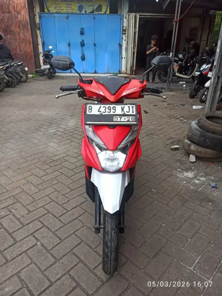 Beat CBS tahun 2018. STNK hilang