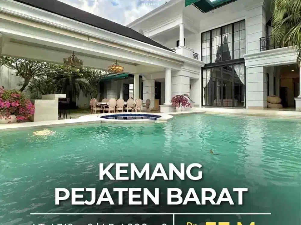 TURUN HARGA ! LUXURIOUS MODERN CLASSIC
HIGH SPESIFICATION MATERIAL
FULL LUXURIOUS FURNISHED di KEMANG PEJATEN BARAT JAKARTA SELATAN