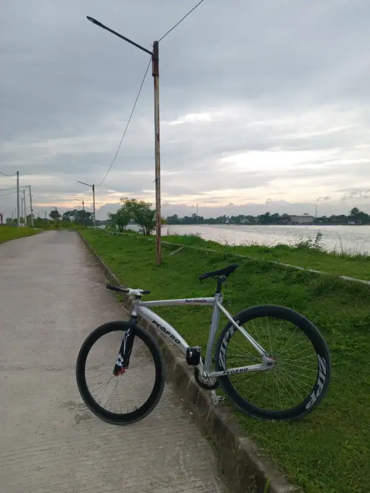 stem sepeda zoom 7 derajat, 80mm