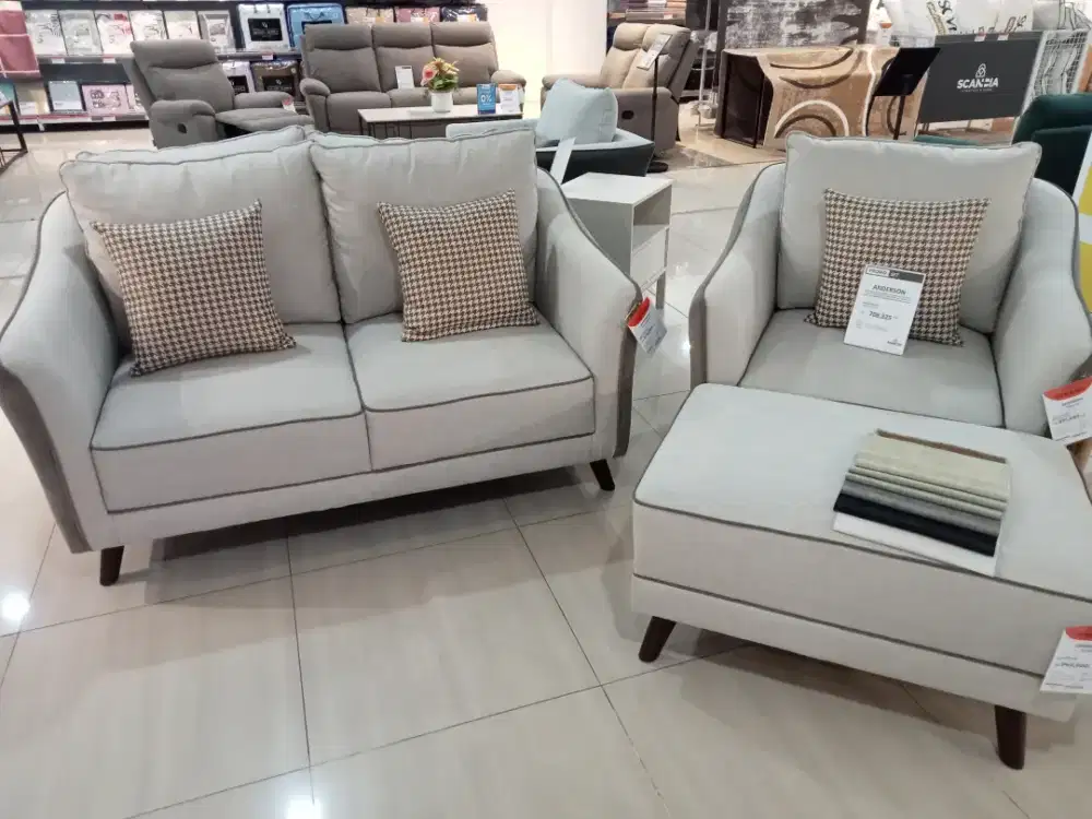 Kredit S-SOFA 2SEATER Anderson Scandia (Bisa Custom Warna)