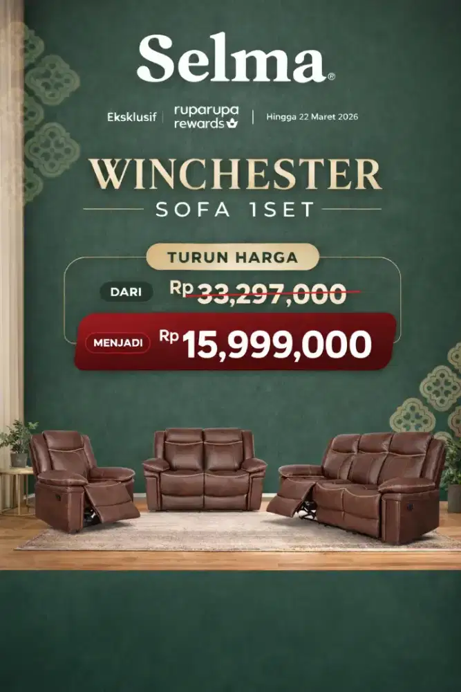 Sofa Set Recliner 15jt