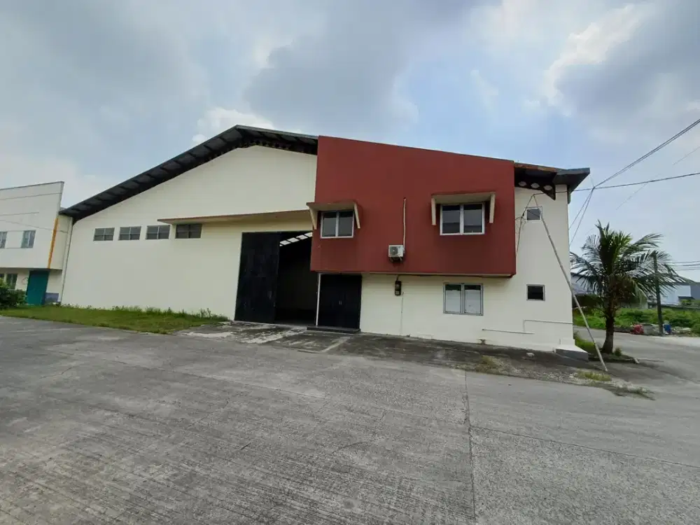 DIJUAL Gudang Industri 3 in 1  (Kantor, Gudang,Pabrik) di Jatake