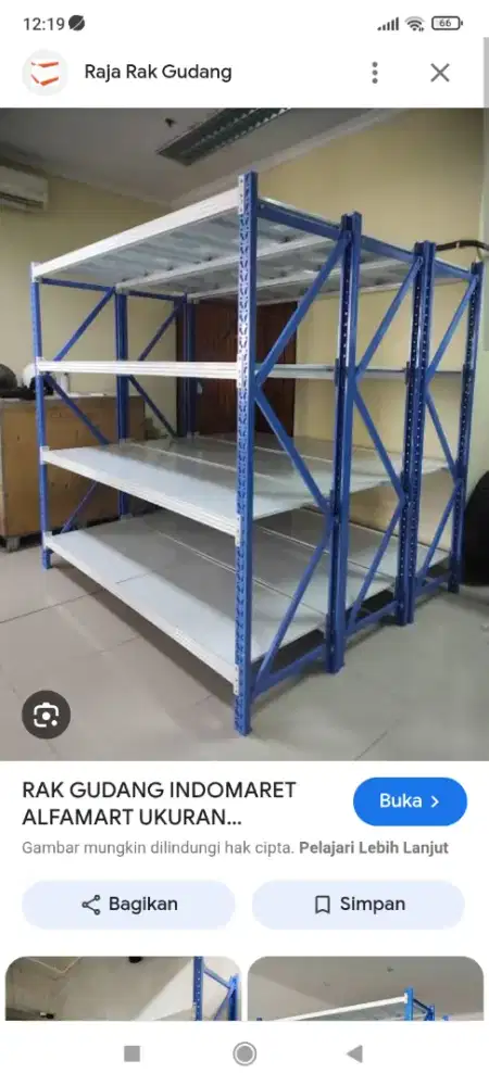 Rak Gudang/Rak display produk