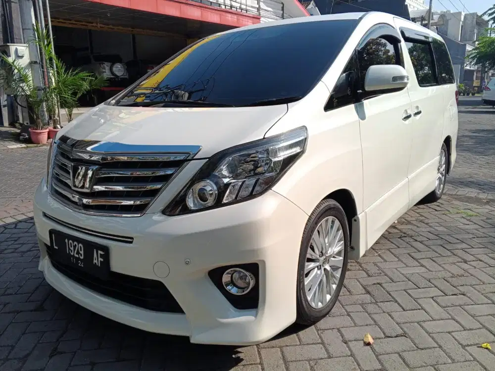 Toyota Alphard 2014 2.4 G Premium Sound Km 60rb Record Auto 2000