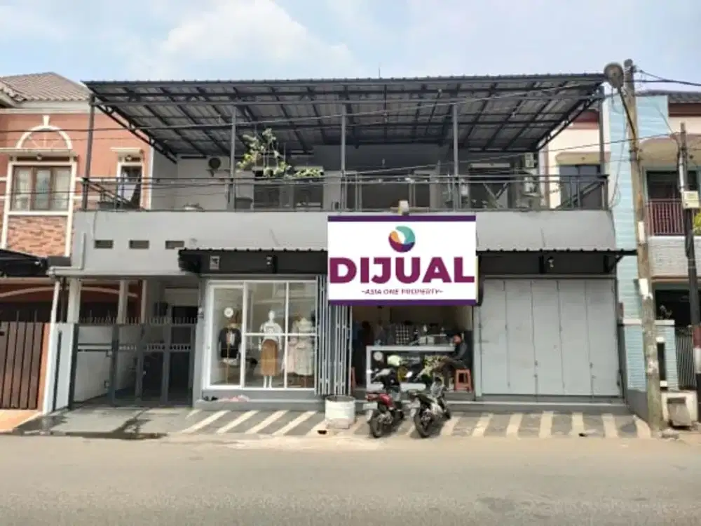 Dijual rumah 2 lantai + 3 unit kios di Boulevard Grand Galaxy City, Bekasi