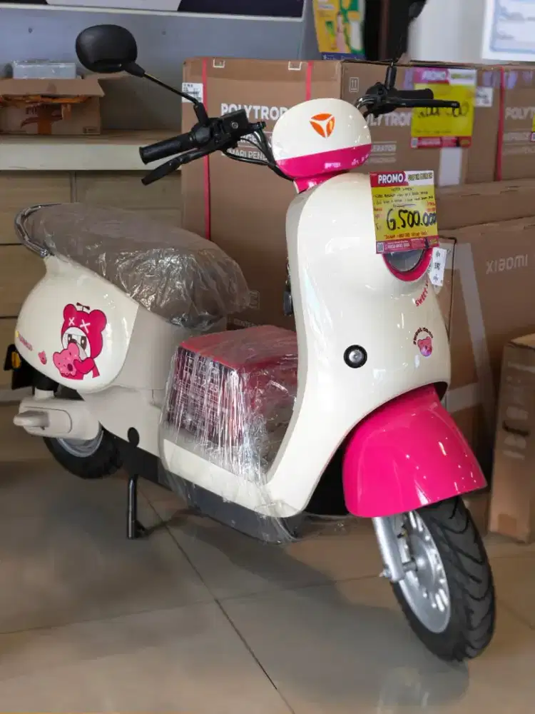 Sepeda listrik terbaru garansi 1th, free ongkir bs credit syarat KTP