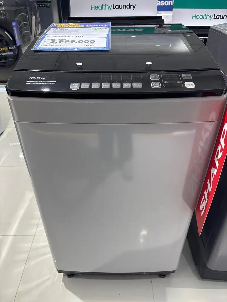 sharp wm top loading 8kg