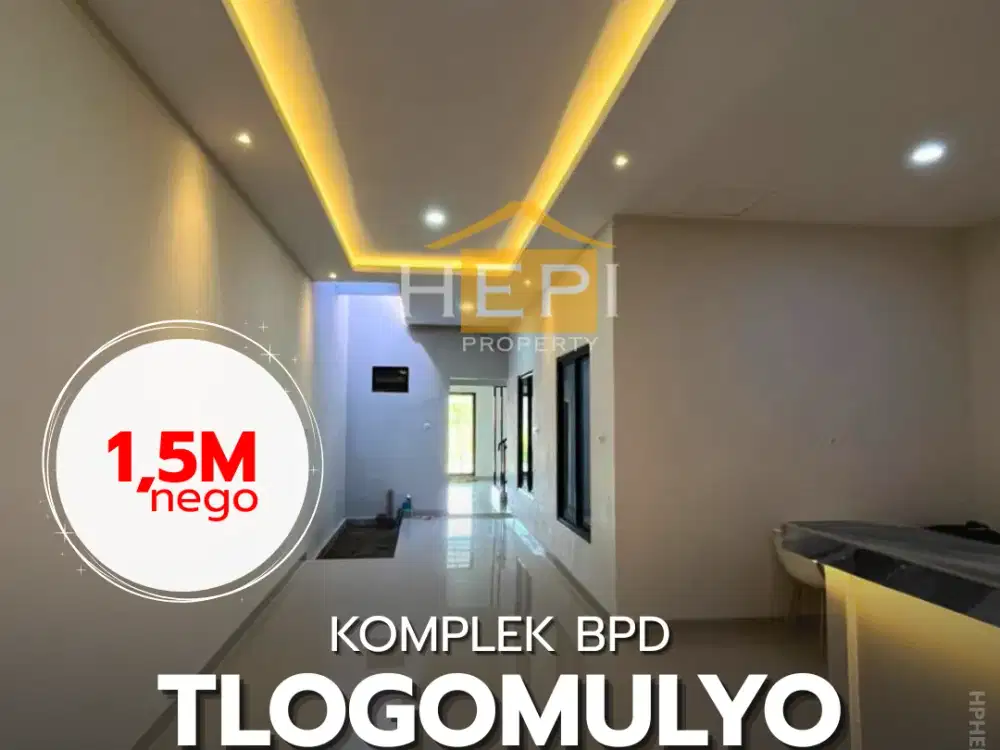 Dijual Rumah Baru Kompleks BPD Tlogomulyo Pedurungan Semarang
