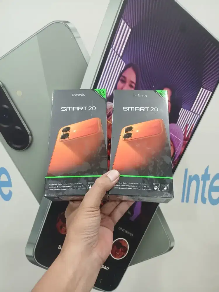 Fast respon WA Infinix Smart 20 4+4/128 Garansi resmi 1thn