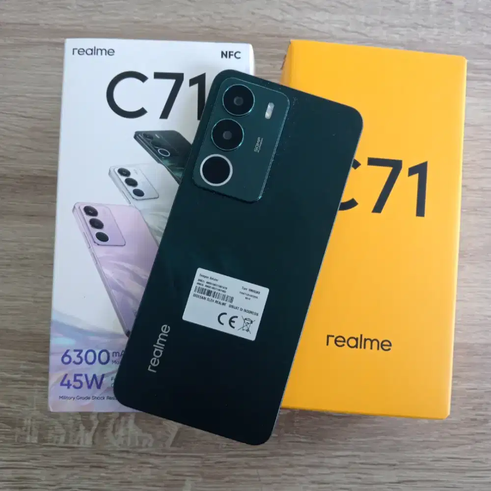 Realme C71 ram 6/128gb garansi resmi