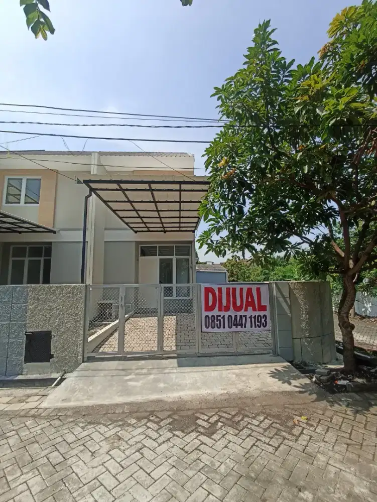 Rumah hook / pojok spesial, tanah luas, 2 lantai, minimalis modern