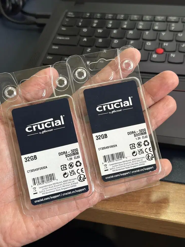 Crucial DDR 4 64GB (32GB X 2)