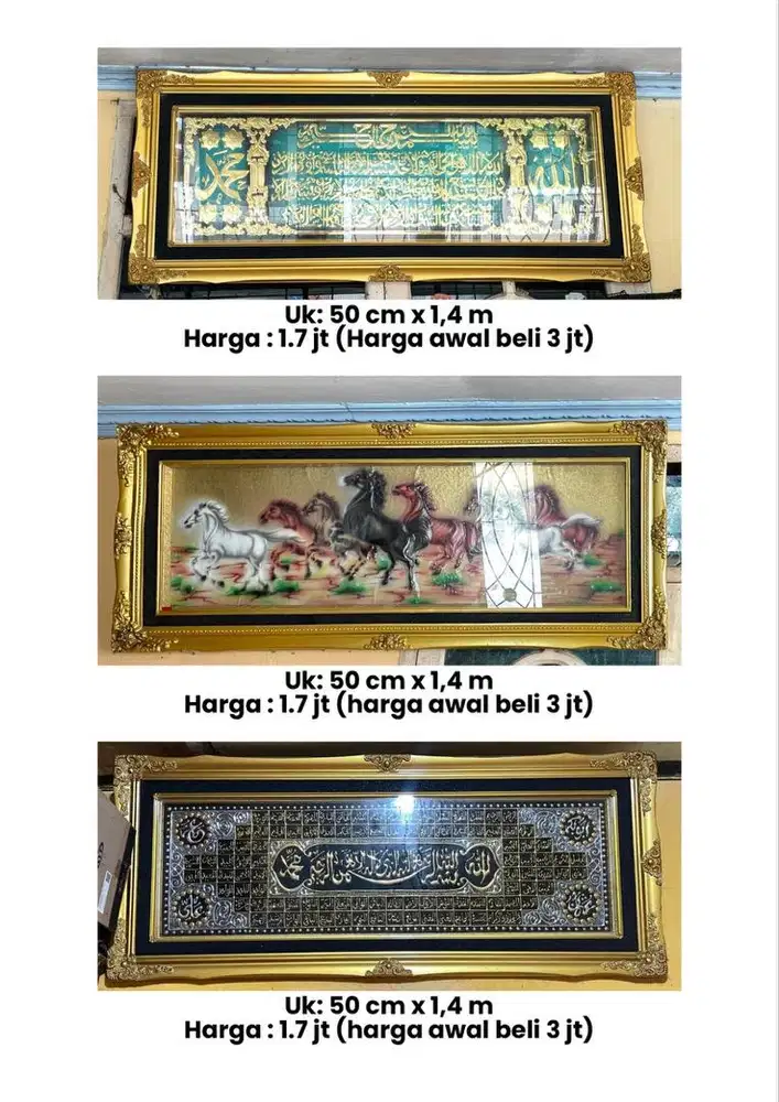 Jual Kaligrafi, lukisan dinding