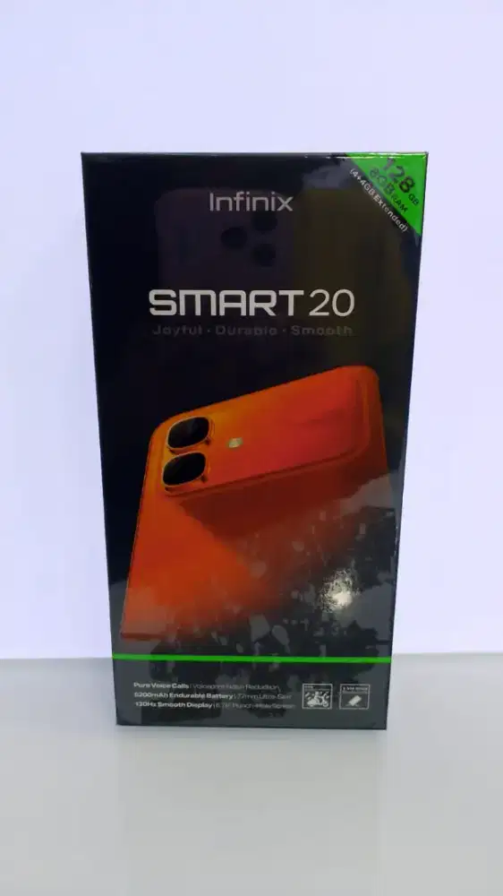 Infinix Smart 20 4/128GB Garansi resmi 1 tahun bisa cod dan cicilan