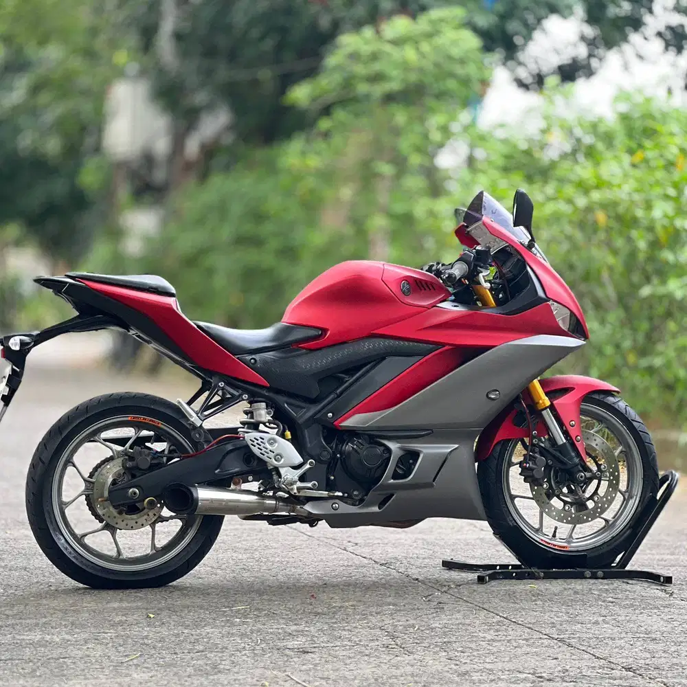 MULUS ABIS! YAMAHA NEW YZF R25 V2 2019 MERAH KM RENDAH PAJAK ON SUPERB