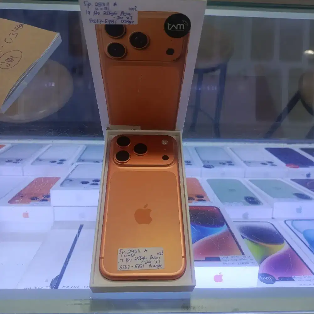 iPhone 17 Pro 256gb oranye second bergaransi resmi