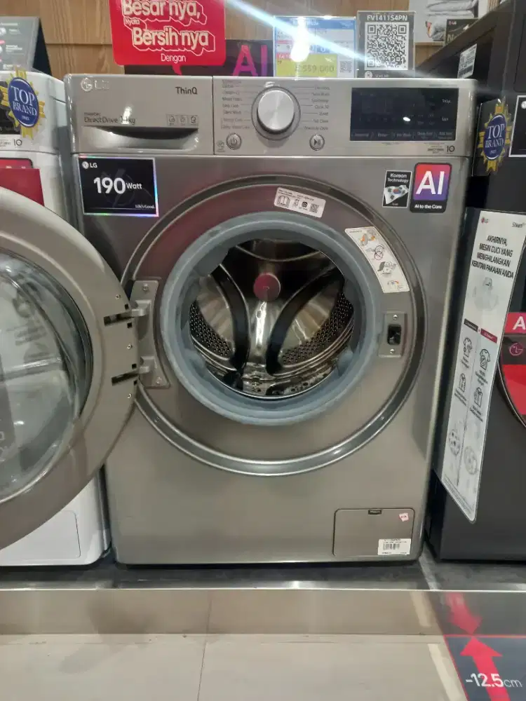 MESIN CUCI LG WM FRONT LOADING 11 KG