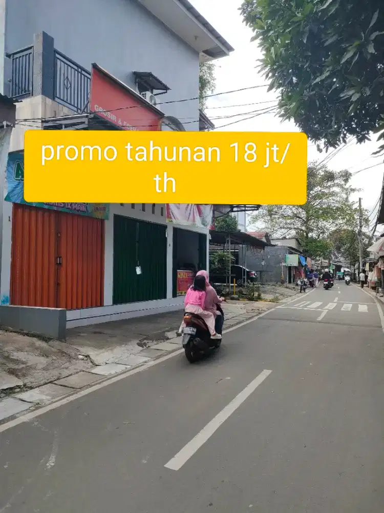 Disewakan ruko tempat usaha per bulan