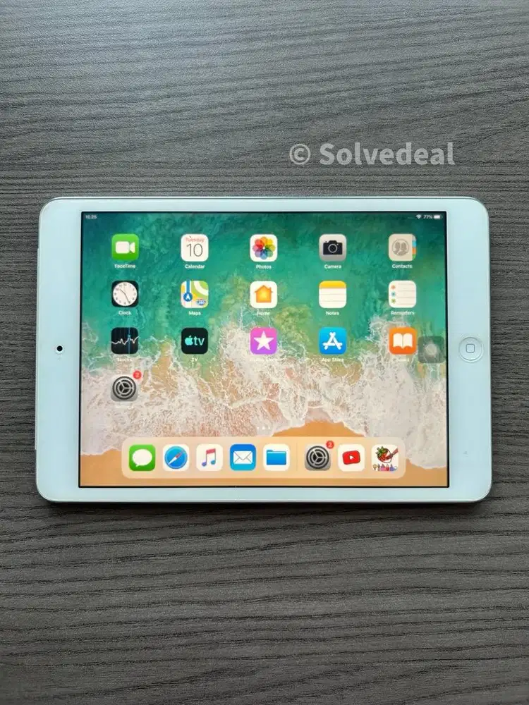 Apple iPad Mini 2 Silver — Mulus Fungsi Normal + Bonus
