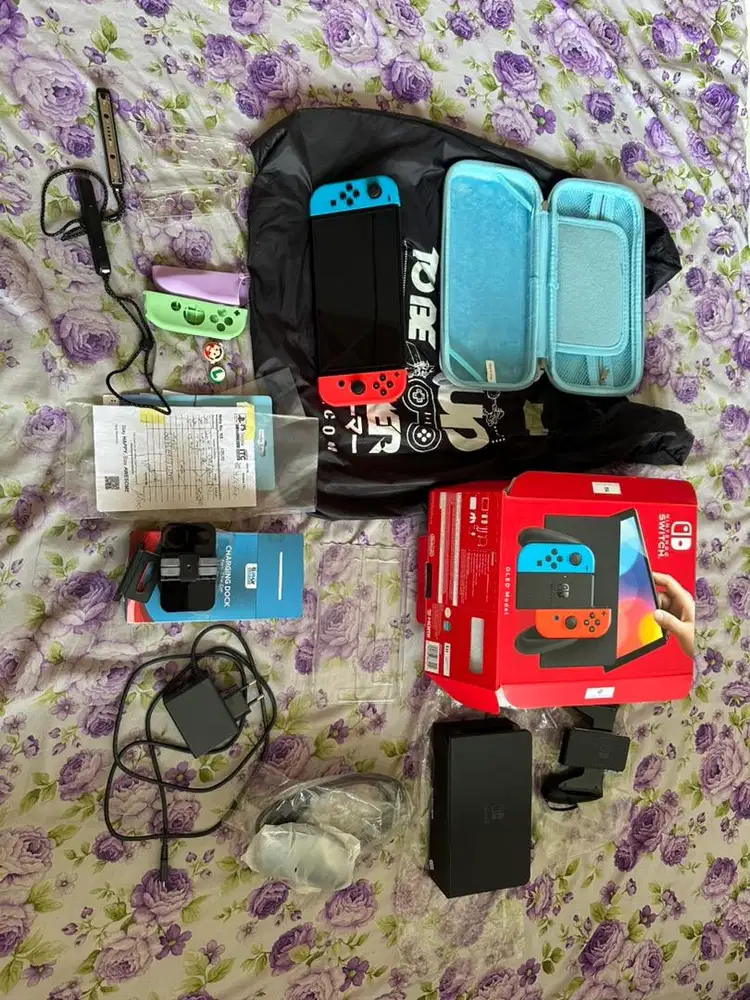 Nintendo Switch Oled 513gb Fullset Mulus