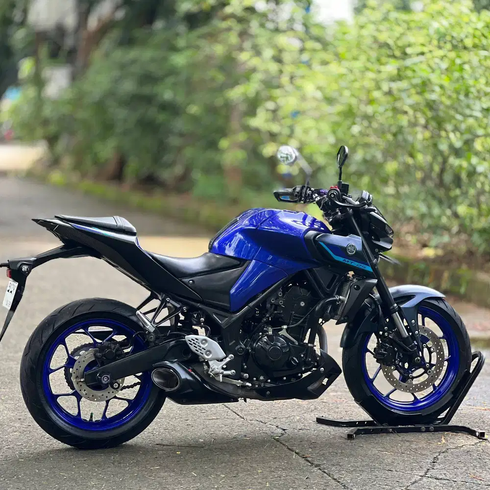 MULUS ABIS! YAMAHA NEW MT25 2022 BIRU KM LOW PAJAK PANJANG KAYAK BARU