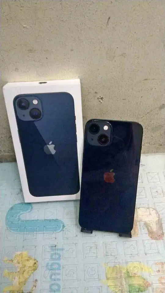 iphone 13 128gb blue ibox lengkap ori mulus