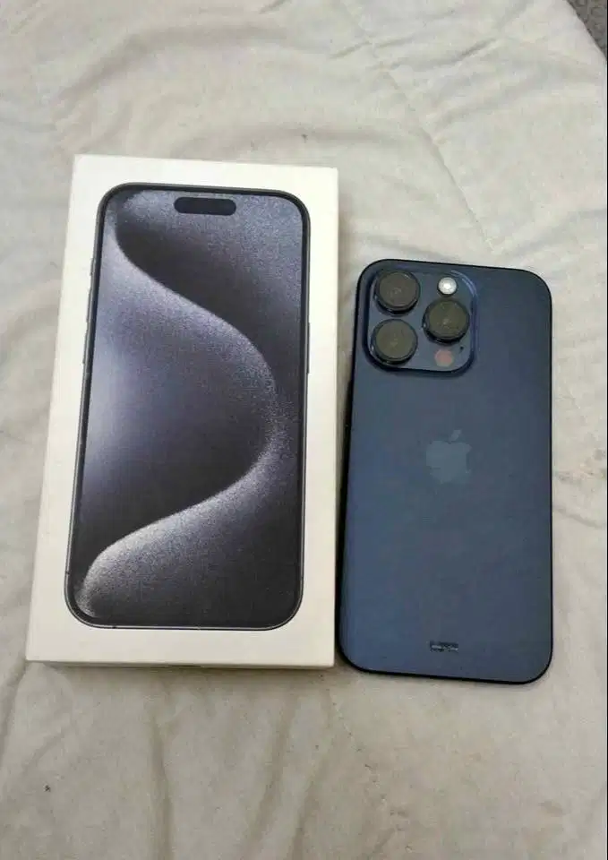 ipohne 15 pro max 512gb ibox lengkap ori mulus