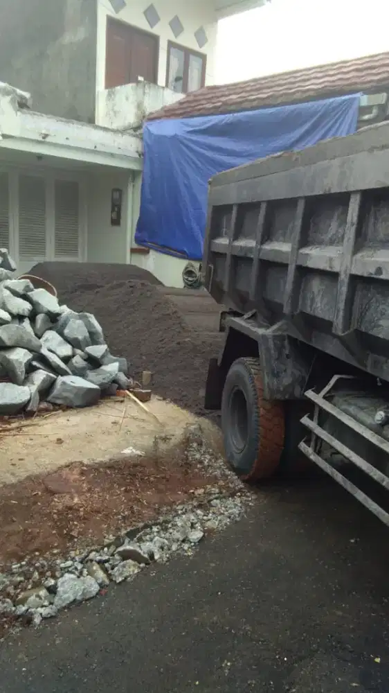 Abu batu pasir cuci pasir Cilegon limestone basecourse