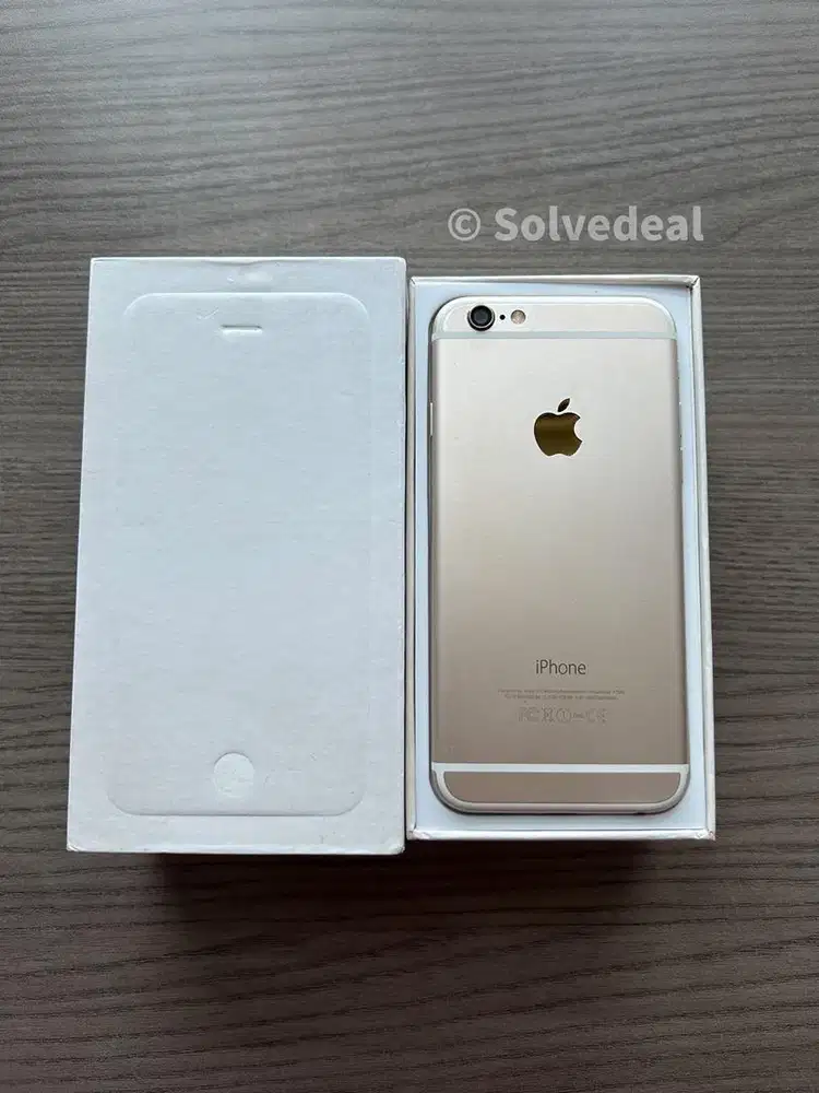 Apple iPhone 6 Gold — Mulus + Bonus Case