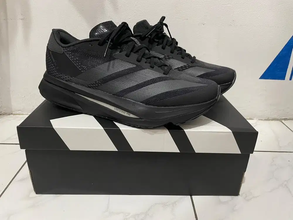 sepatu lari ADIDAS ADIZERO SL 2 black 42 NEW ORIGINAL running shoes
