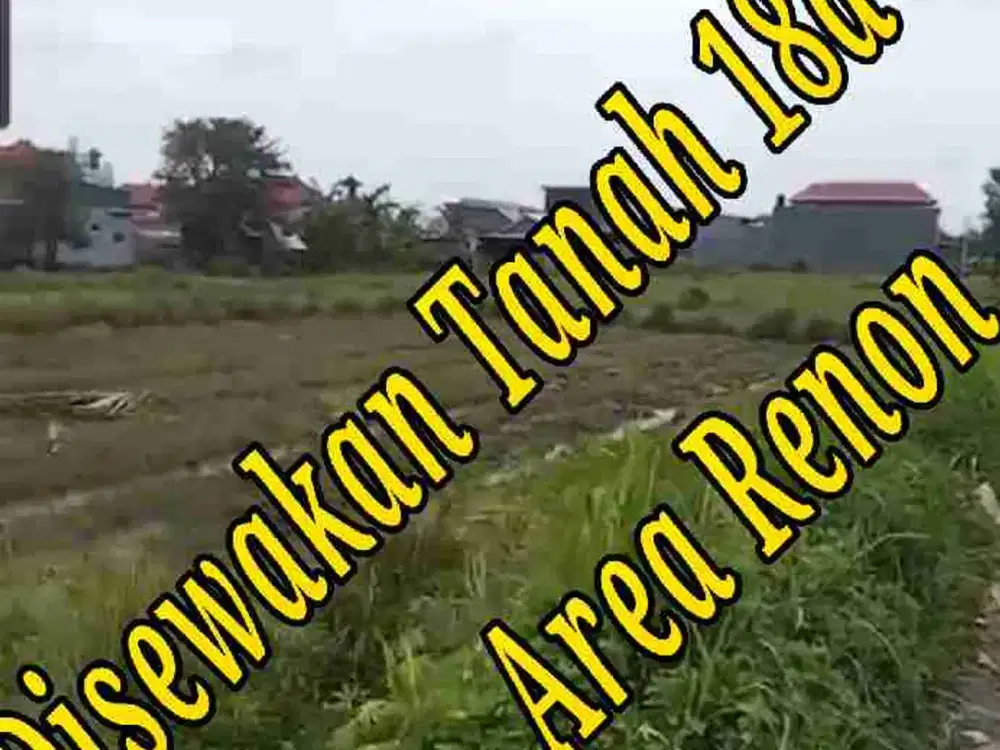 Disewakan Tanah 18a di Jln Cempaka Putih Renon Denpasar