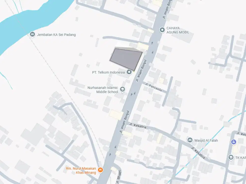 Dijual Tanah di Tebing Tinggi kota Luas 3.789 m2, SHM