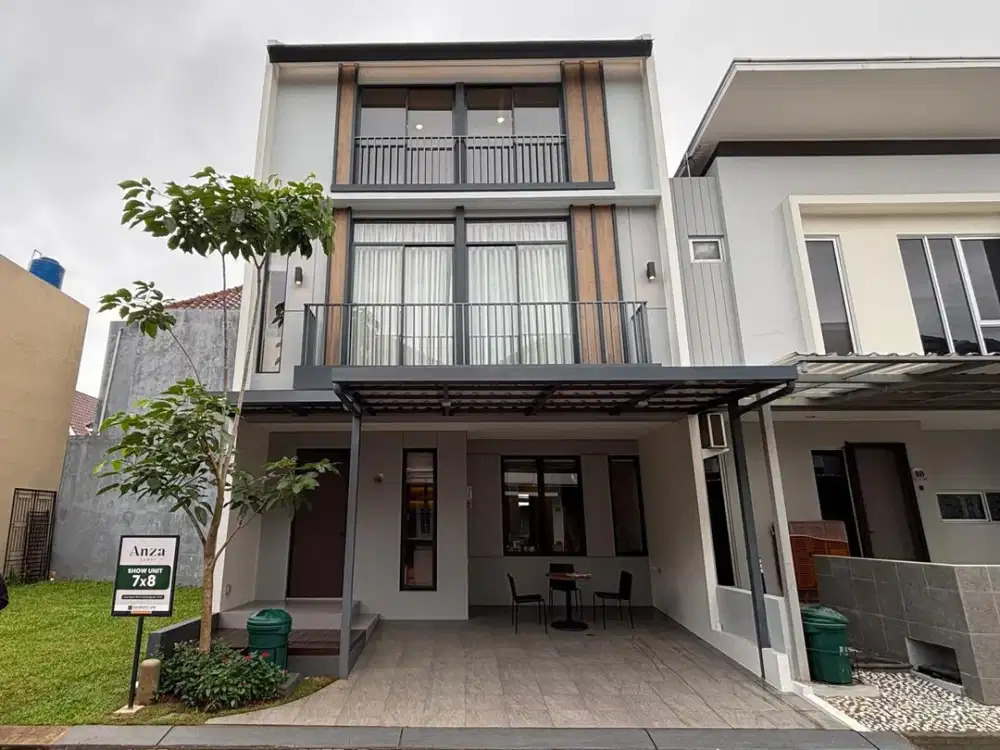 Rumah 3 lantai di Gading serpong dapat free PPN, Cluster ANZA