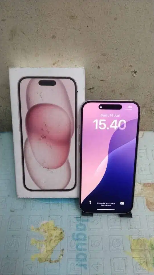 iphone 15 128gb ibox lengkap ori mulus