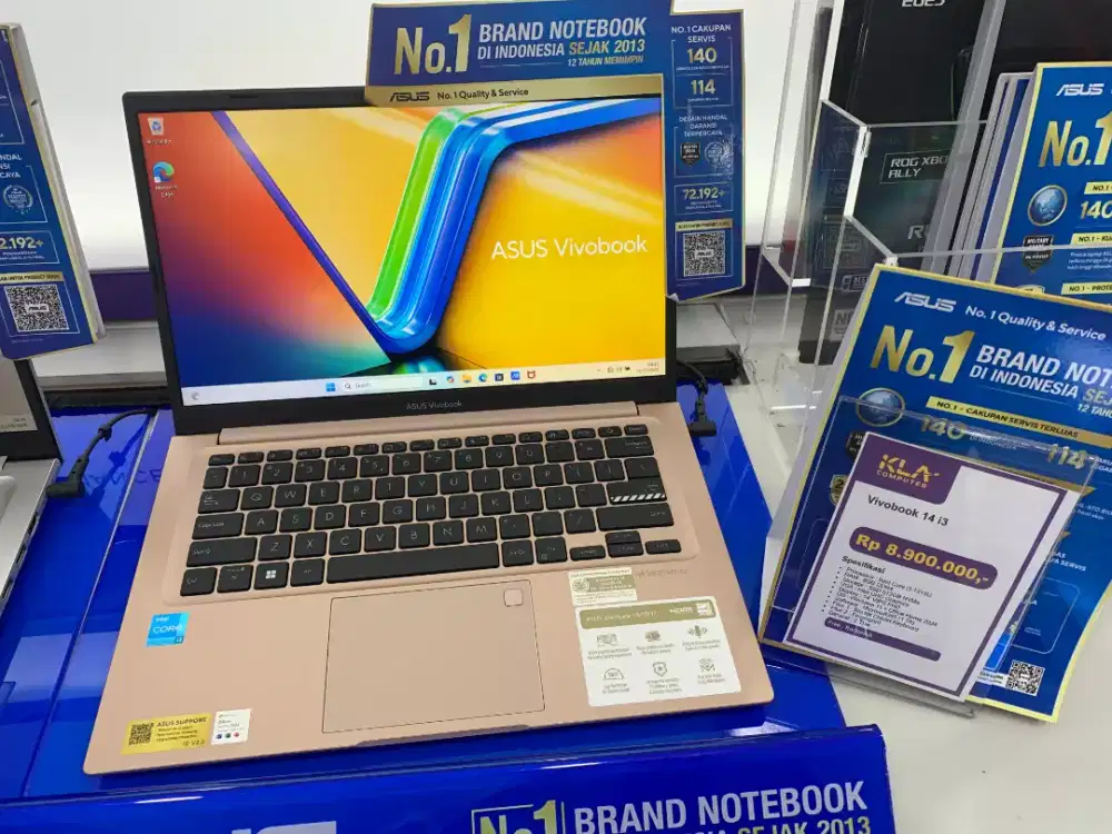 Kredit laptop asus vivobook 14 promo cicilan ringan tanpa dp bisa