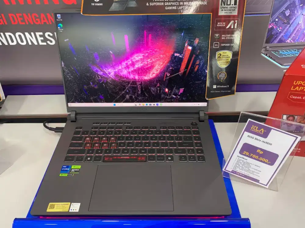 Kredit laptop rog strix rtx5050 promo cicilan ringan tanpa dp
