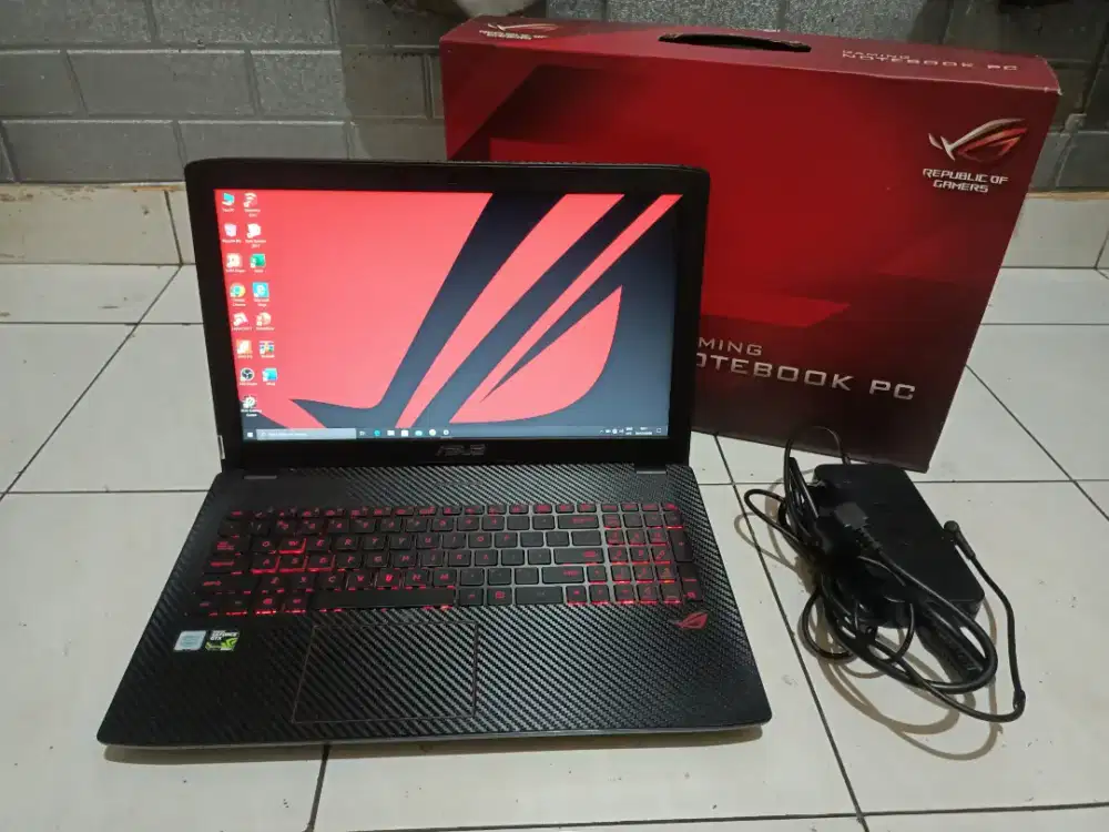 DiJual Asus ROG GL552VX intel core i7 gen6 ( ram 16/ ssd 256 )