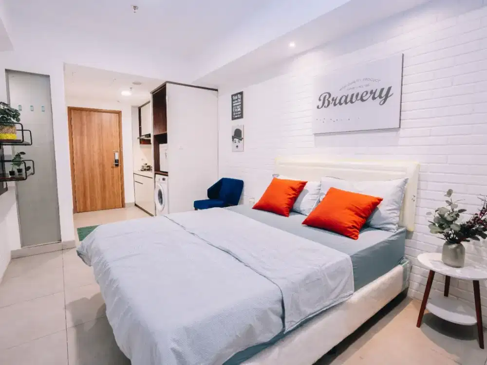Disewakan Apartemen Skandinavia Lt 25 Full Furnished Lokasi Strategis di Tangerang Kota