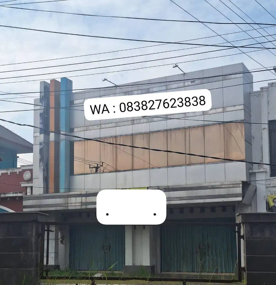 Jual Cepat Gedung Komersil 2 Lt diPusat Kota Cirebon-Akses Jalan Lebar