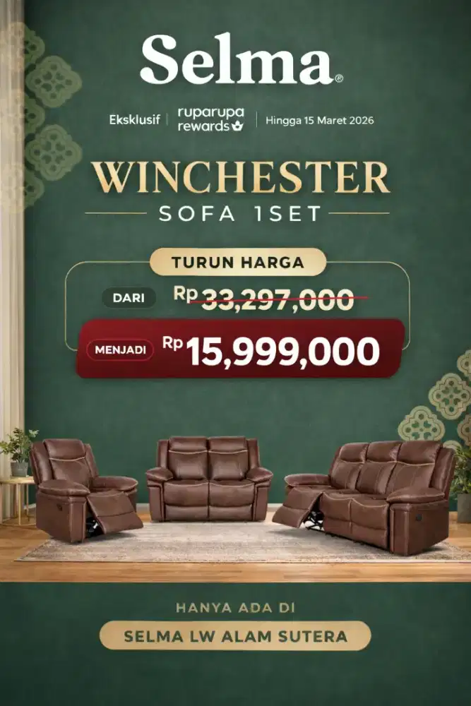 SOFA WINCHESTER RECLINER SET