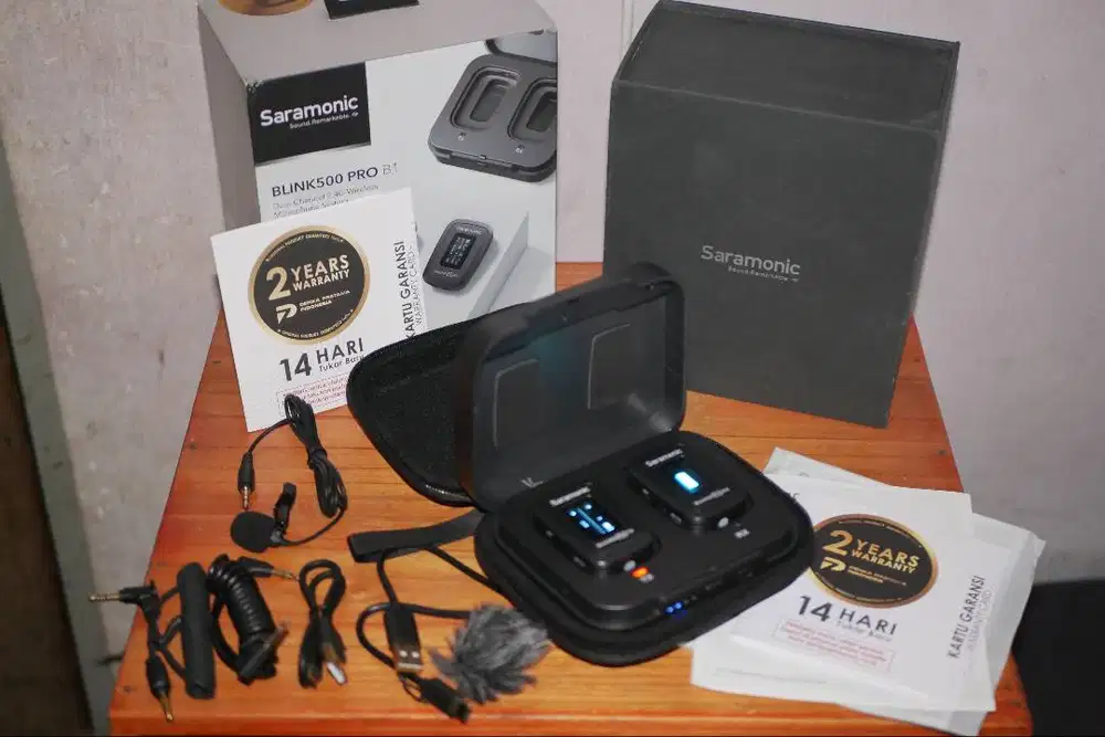 Mic wireless saramonic Blink 500 Pro B1 no minus (Masih garansi)